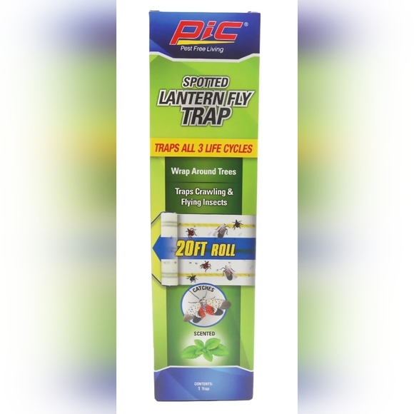 PIC Spotted Lantern Fly Trap, 1 Roll 20ft Roll Each,Flying Insect Trap,Glue Trap - Picture 2 of 11